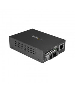 StarTech.com MCMGBSCSM10 convertisseur de support réseau 1000 Mbit/s 1310 nm Monomode Noir