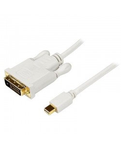 StarTech.com Adaptateur Mini DisplayPort vers DVI - Câble Mini DP / DVI-D 1080p / 1920x1200 - Blanc 1,8 m