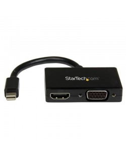 StarTech.com Adaptateur audio / vidéo de voyage - Convertisseur 2-en-1 Mini DisplayPort vers HDMI ou VGA