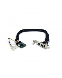 StarTech.com Carte FireWire Mini PCI Express 1394 2b 1a 3 ports