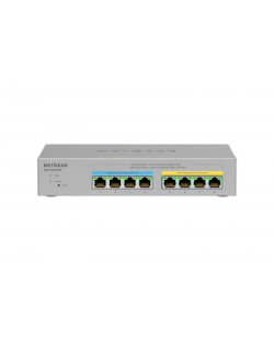 NETGEAR MS108TUP Non-géré L2 2.5G Ethernet (100/1000/2500) Connexion Ethernet, supportant l'alimentation via ce port (PoE) Gri