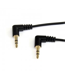 StarTech.com Câble audio stéréo Slim 3,5 mm à angle droit de 90 cm - M/M