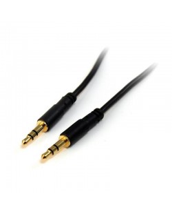 StarTech.com Câble slim audio stéréo de 3,5 mm (M/M) - 1,8 m - Connecteurs plaqués en or