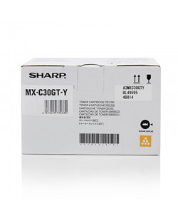Sharp MXC30GTY Cartouche de toner 1 pièce(s) Original Jaune