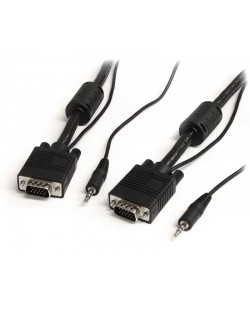 StarTech.com Câble vidéo coaxial pour écran VGA haute résolution 15 m avec audio HD15 M/M