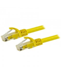 StarTech.com Cordon de raccordement UTP CAT6 (1,5 m) sans crochet - Câble patch RJ45 - Jaune
