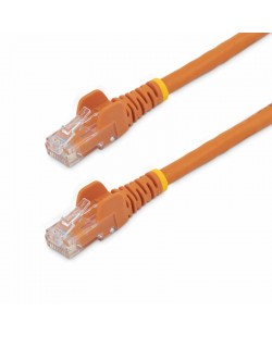 StarTech.com Câble réseau Cat6 Gigabit UTP sans crochet de 3m - Cordon Ethernet RJ45 anti-accroc - M/M - Orange