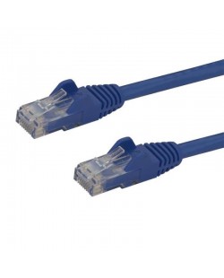 StarTech.com Cordon de raccordement UTP CAT6 - 7,5 m - Sans crochet - Câble patch RJ45 - Bleu