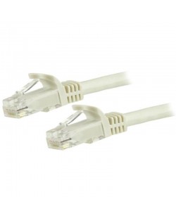StarTech.com Cordon de raccordement UTP CAT6 (7,5 m) sans crochet - Câble patch RJ45 - Blanc