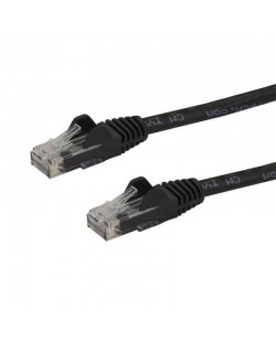 StarTech.com Câble réseau Cat6 Gigabit UTP sans crochet de 7m - Cordon Ethernet RJ45 anti-accroc - M/M - Noir