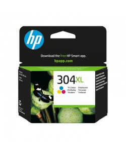 HP 304XL Cartouche d’encre trois couleurs grande capacité authentique