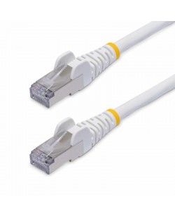 StarTech.com Câble Ethernet CAT8 Blanc de 2m, RJ45 Snagless, 25G/40G, 2000MHz, 100W PoE++, S/FTP, Fil de Cuivre Pur 26AWG, LSZH