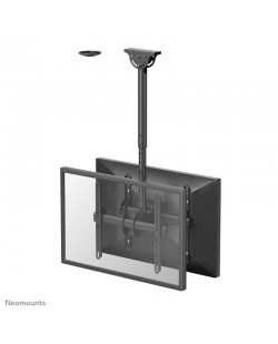 Neomounts NM-C440DBLACK Support de plafond pour double écran 32-60" - h56-91 cm