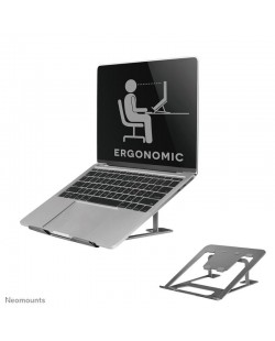 Neomounts NSLS085GREY Support pour ordinateur portable 10-17" - pliable - compact - universel