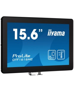 iiyama OTF1616MC-B1 écran plat de PC 39,6 cm (15.6") 1920 x 1080 pixels Full HD LCD Écran tactile Noir