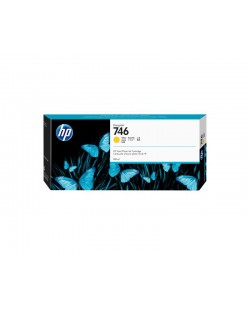 HP Cartouche d'encre DesignJet 746 de 300 ml jaune