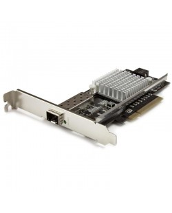 StarTech.com Carte réseau PCI Express à 1 port fibre optique 10 Gigabit Ethernet SFP+ ouvert - Chipset Intel - MM/SM