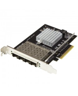 StarTech.com Carte réseau PCI Express pour serveur à 4 ports SFP+ 10 Gigabit Ethernet - Chipset Intel XL710