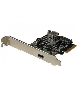 StarTech.com Carte contrôleur PCI Express à 2 ports USB 3.1 (10 Gb/s) - 1 externe 1 interne - USB-A