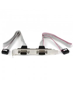 StarTech.com Support de port série DB9 16 pouces à 2 ports vers en-tête 10 broches