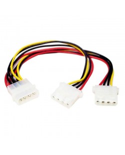 StarTech.com Câble Répartiteur en Y Molex - 1x LP4 Mâle 2x LP4 Femelle - 23 cm