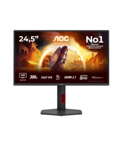 AOC G4 Q25G4SR écran plat de PC 62,2 cm (24.5") 2560 x 1440 pixels Quad HD LED Noir, Rouge