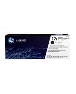 HP 12L Economy Black Original LaserJet Toner Cartridge Cartouche de toner 1 pièce(s) Noir