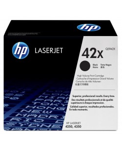 HP 42X High Yield Black Original LaserJet Toner Cartridge Cartouche de toner 1 pièce(s) Noir