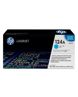 HP 124A toner LaserJet cyan authentique