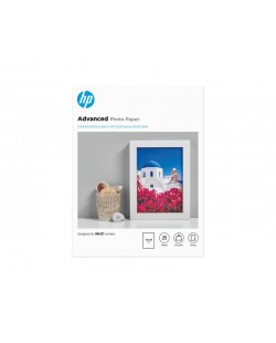 HP Papier photo Advanced, brillant, 250 g/m2, 13 x 18 cm (127 x 178 mm), 25 feuilles