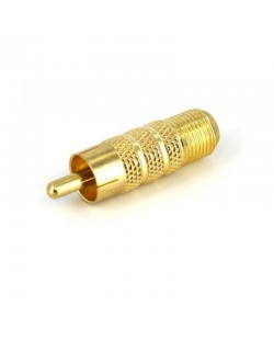 StarTech.com RCA to F Type Coaxial Adapter, M/F connecteur coaxial