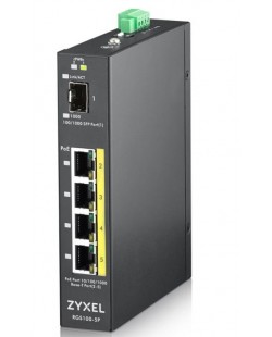 Zyxel RGS100-5P Non-géré L2 Gigabit Ethernet (10/100/1000) Connexion Ethernet, supportant l'alimentation via ce port (PoE) Noi