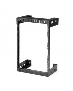 StarTech.com Rack Réseau Mural 15U à 2 Montants, Rack Serveur 19" à Cadre Ouvert, Profondeur 12", Rack de Données Mural pour