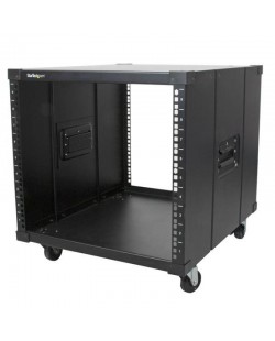 StarTech.com Rack 9U à Châssis Ouvert avec Roulettes - Armoire Portable à 4 Montants et 23" de Profondeur pour Équipement R