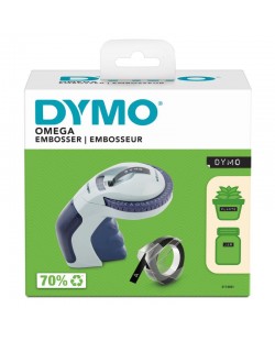 DYMO Omega Système de marquage | Petite étiqueteuse à molette Turn-Click au design ergonomique | Pour la maisonle bricolage e