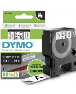 DYMO D1 étiquettes autocollantes authentiques | impression en noir sur fond blanc | 19 mm x 7 m | pour étiqueteuses LabelManag