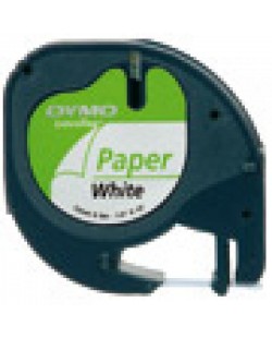 DYMO 12mm LetraTAG Paper tape ruban d'étiquette
