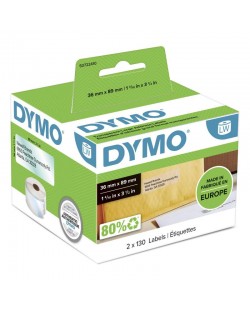 DYMO LW grandes étiquettes d'adresse autocollantes authentiques | 36 mm x 89 mm | 12 rouleaux de 130 étiquettes faciles à dé