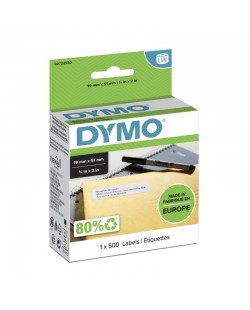 DYMO LW étiquettes autocollantes authentiques de retour/polyvalentes | 19 mm x 51 mm | rouleau de 500 étiquettes faciles à d