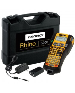 DYMO RHINO 5200 Étiqueteuse avec Mallette de transport | Étiqueteuse portable de qualité industrielle destinée aux professio