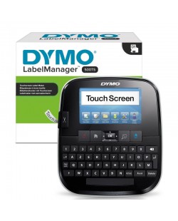 DYMO LabelManager Étiqueteuse à écran tactile 500TS | Clavier AZERTY | Rechargeable | avec connexion PC ou Mac