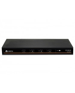Vertiv SC840DPH-400 commutateur écran, clavier et souris Noir
