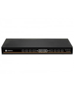 Vertiv SCM185DPH-400 commutateur écran, clavier et souris Noir