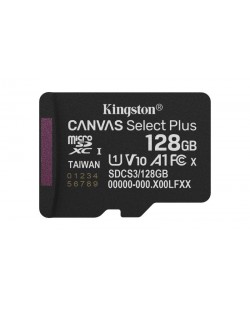 Kingston Technology 128GB micSDXC Canvas Select Plus Gen3 150R A1 (Adaptateur SD non inclus)