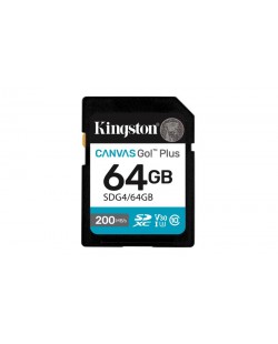 Kingston Technology Canvas Go! Plus 64 Go SDXC Canvas Go Plus Gen4 200 Mo/s C10 UHS-I U3 V30