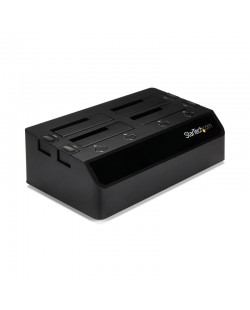 StarTech.com Station d'accueil USB 3.0 pour 4 disques durs SATA III 2,5"/3,5" 6Gb/s - Dock HDD / SSD avec UASP et ventilateurs