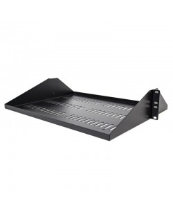 StarTech.com Étagère Rack 19 pouces 2U - Plateau Rackable Universel Ventilé - Étagère Baie de Brassage - Étagère Cantilev