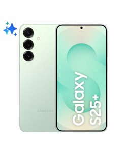 Samsung Galaxy S25+ 17 cm (6.7") Double SIM Android 15 5G USB Type-C 12 Go 256 Go 4900 mAh Couleur menthe