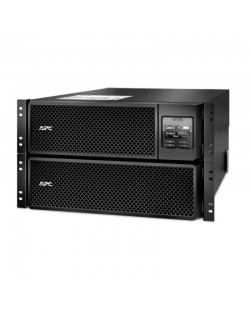 APC Smart-UPS On-Line SRT8KRMXLI - 8kW/VA, 6x C13 + 4x C19 + sortie monophasée câblée, montable en rack, NMC intégré