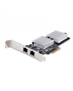 StarTech.com Carte Adaptateur Réseau PCIe 10GbE à 2 Ports - Carte Ethernet PCI Express pour PC/Serveur - Carte Réseau PCIe à